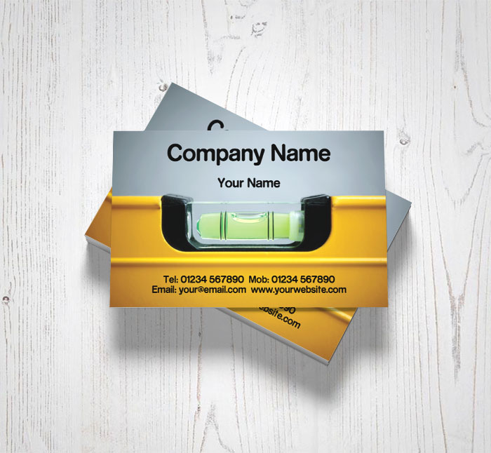 spirit level business cards