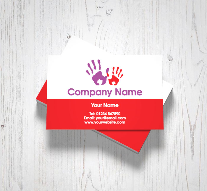handprints business cards