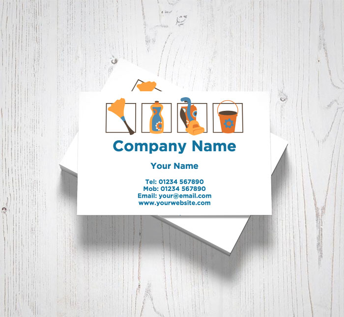 home cleaning business cards
