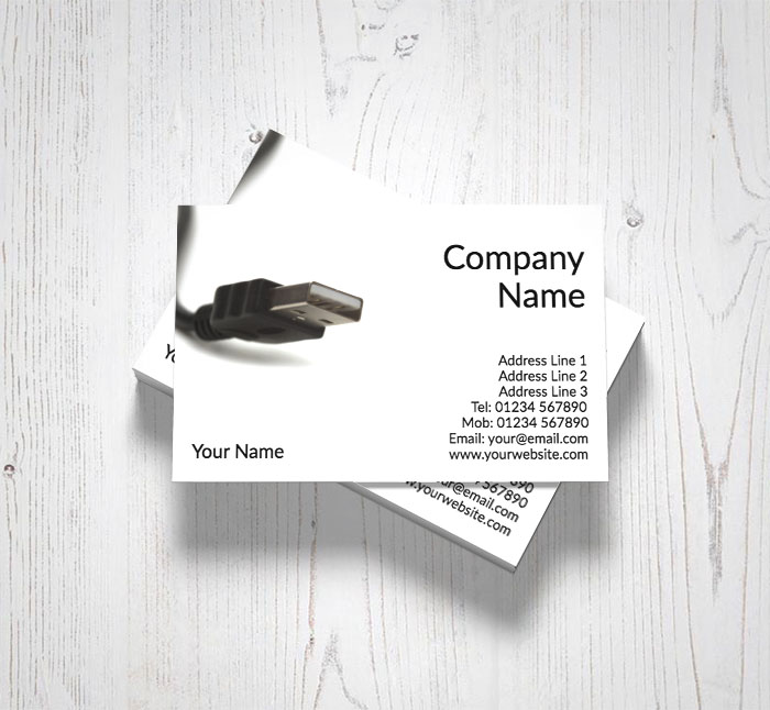 USB cable business cards