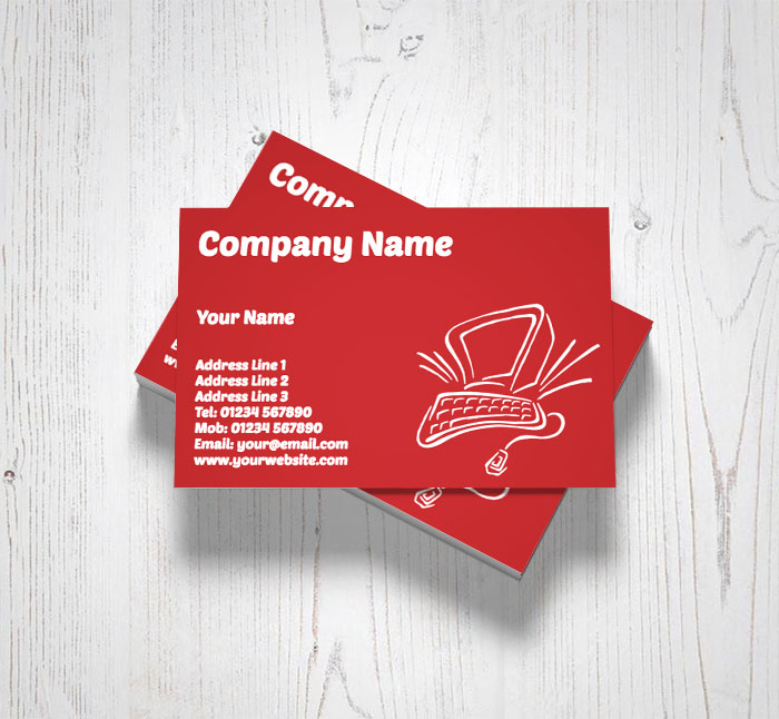PC repairs business cards