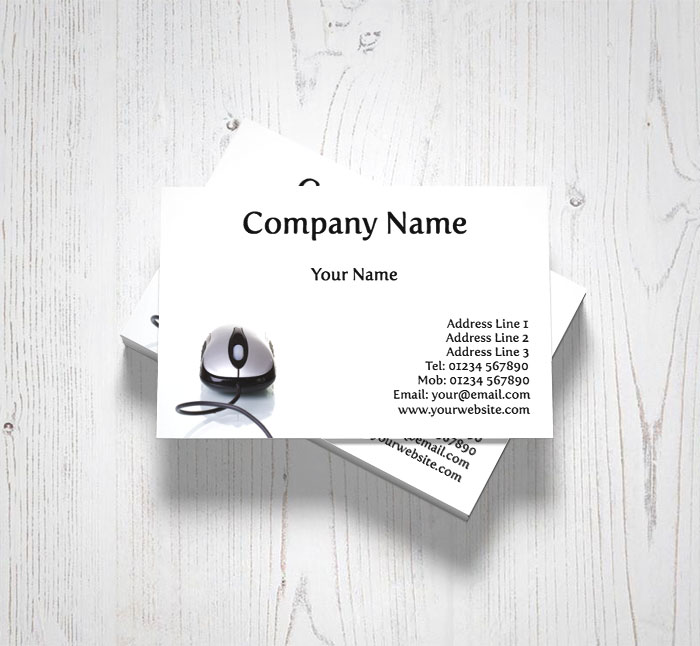 computer mouse business cards