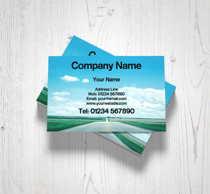 open road business cards