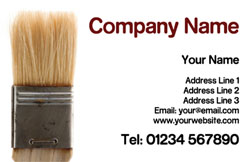 paintbrush business cards