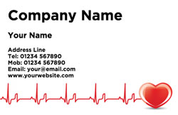 heartbeat business cards