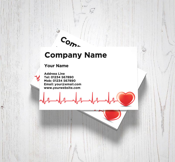 heartbeat business cards