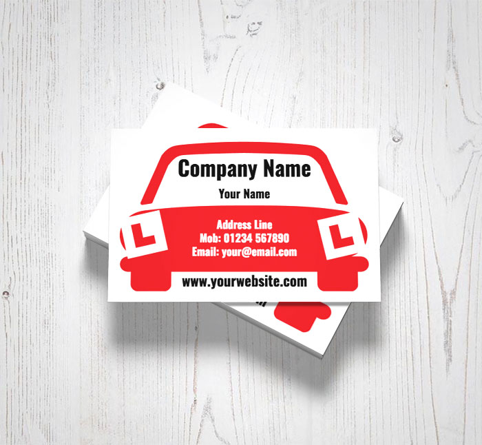 learner car business cards