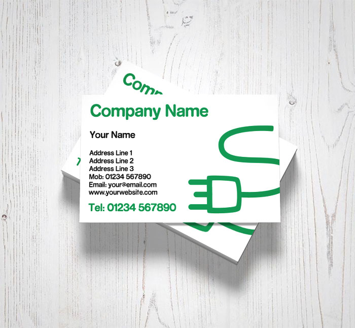 green plug business cards