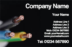 electrical cable business cards