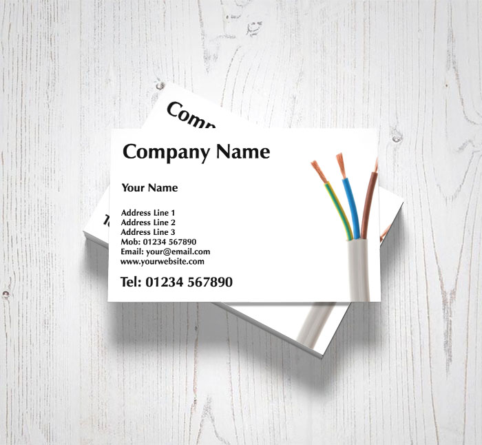 electrical wires business cards