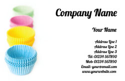 cupcake cases business cards