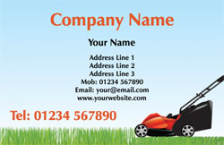 lawn cutting business cards