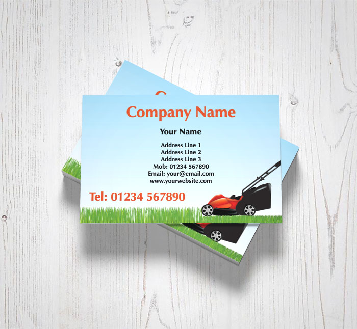 lawn cutting business cards