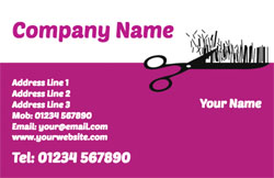 hair cut business cards