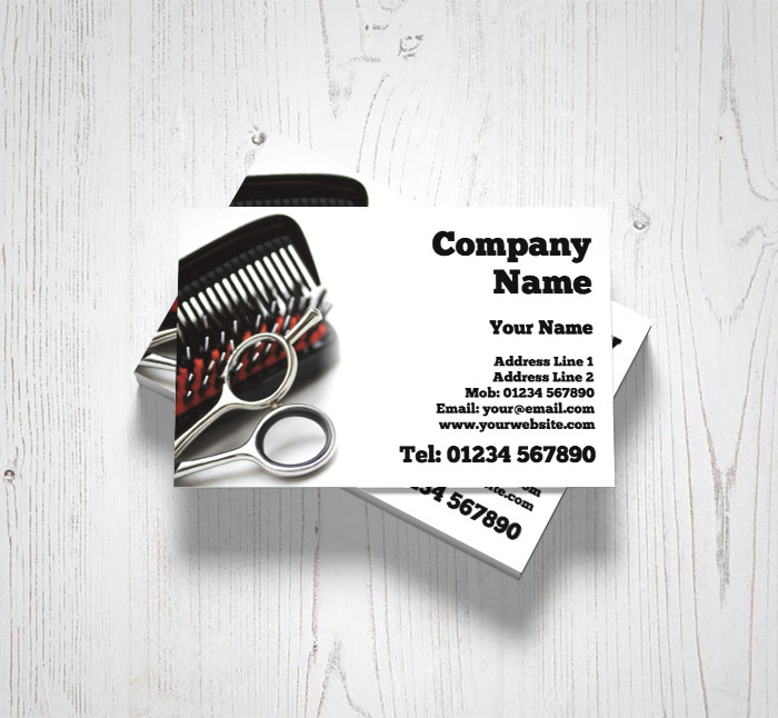 barber shop business cards