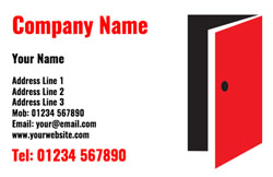 door locksmith business cards