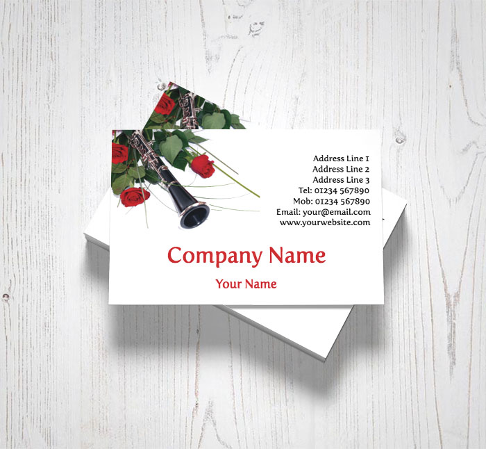 clarinet business cards