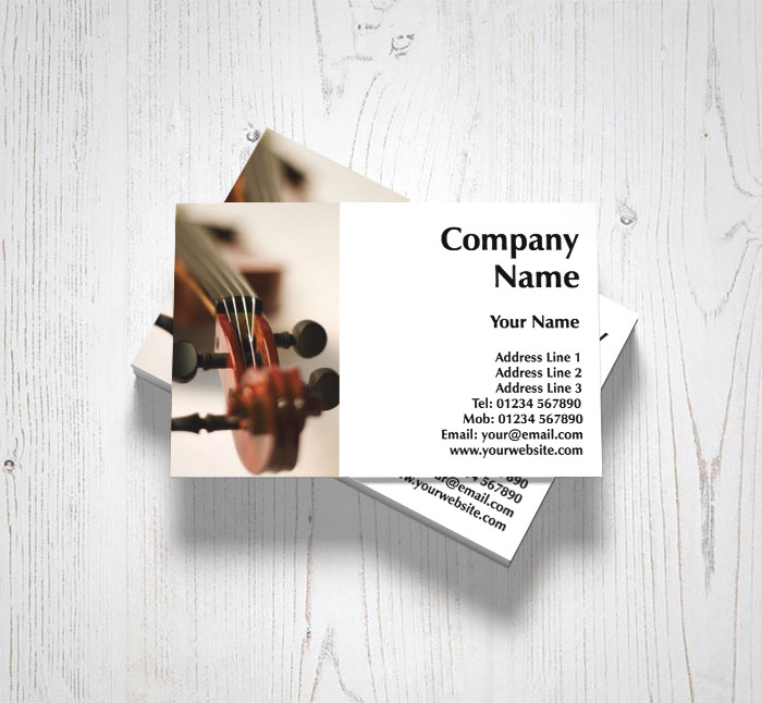 violinist business cards