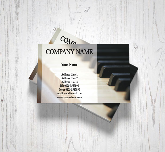 pianist business cards