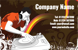 DJ business cards