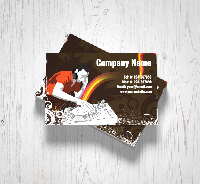 DJ business cards