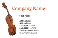 violin business cards