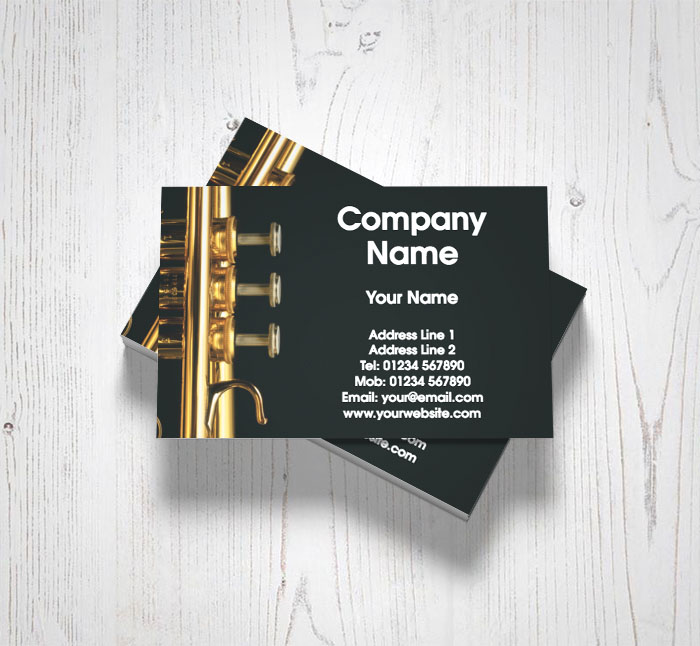 trumpet business cards
