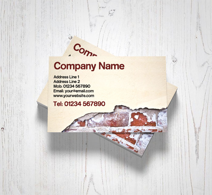 cracked rendering business cards