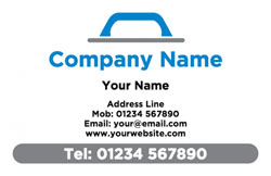 plastering logo business cards