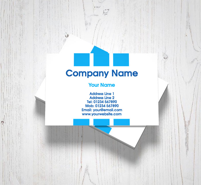 plumbing squares business cards