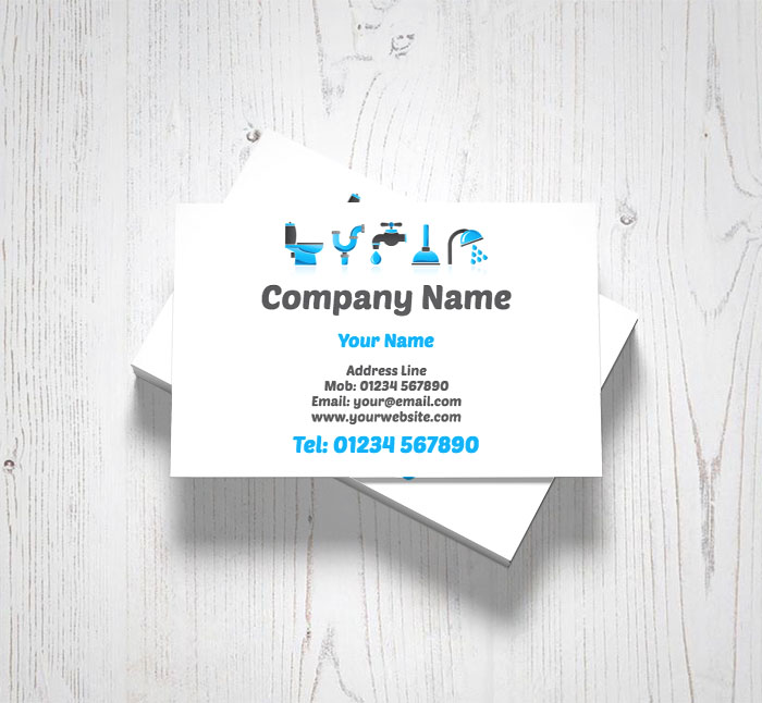 bathroom fitters business cards