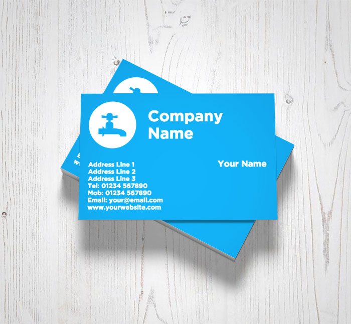 blue tap business cards