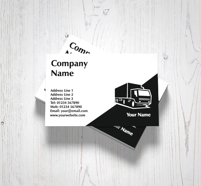 removal lorry business cards