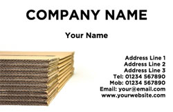 corrugated boxes business cards