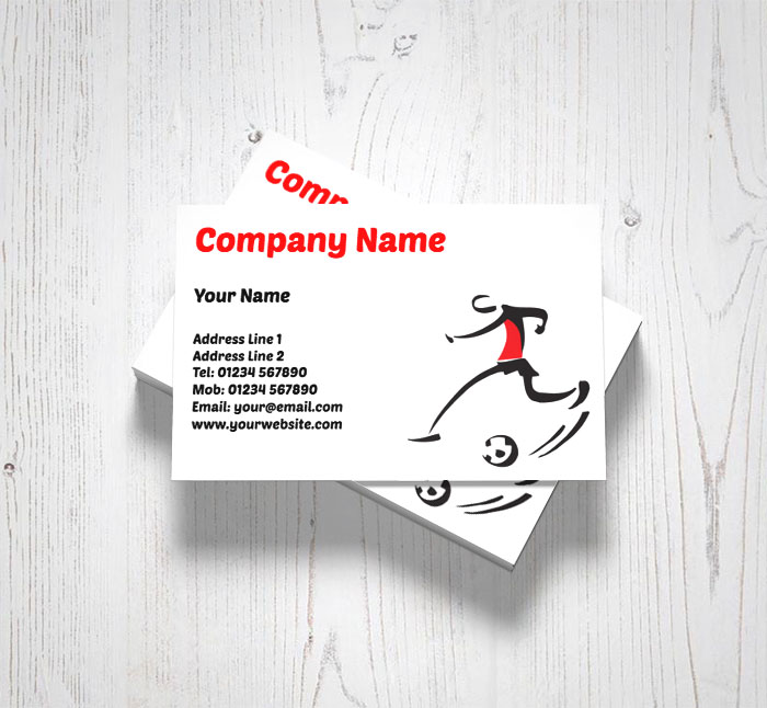 football coach business cards