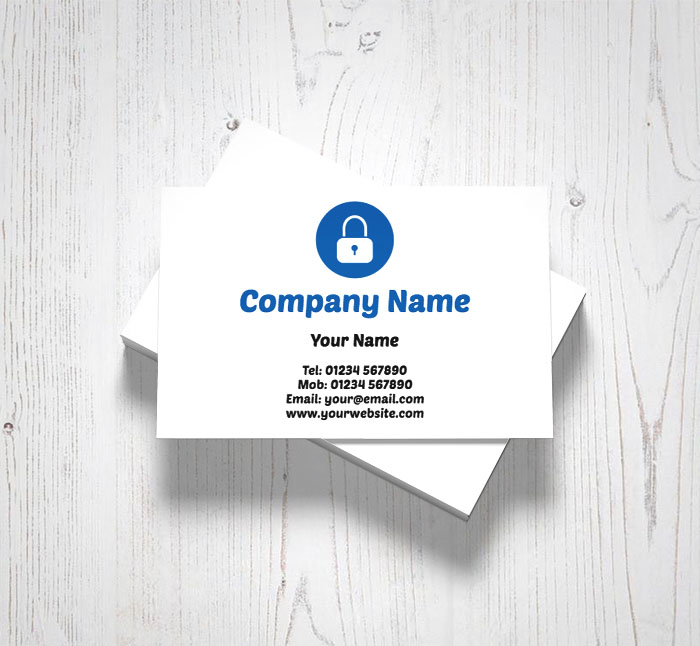 padlock business cards