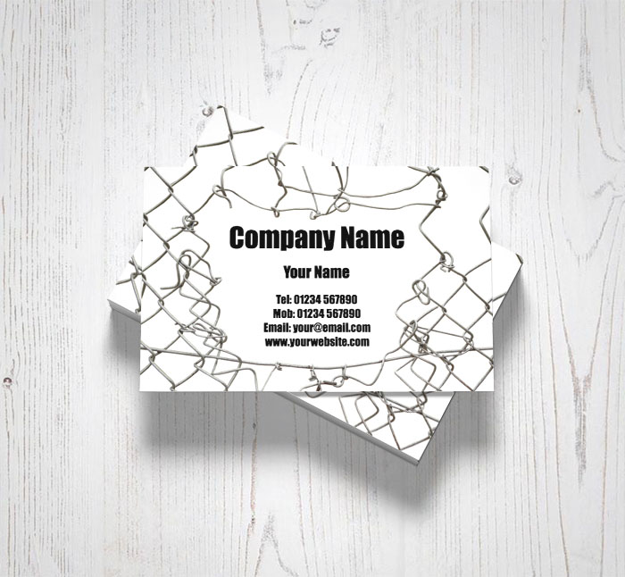 wire fencing business cards