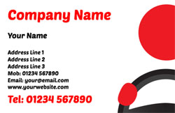 taxi driver business cards
