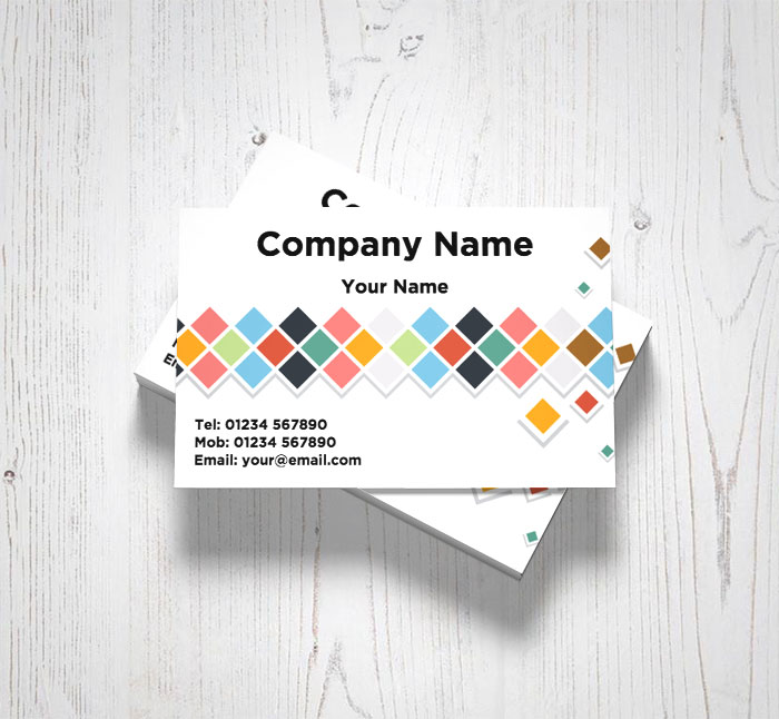 diamond tiles business cards