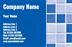 bathroom tiling business cards