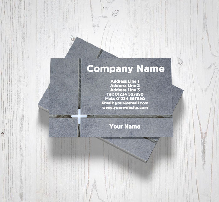 Tile Business Cards : Tiling Business Cards - This creates a very