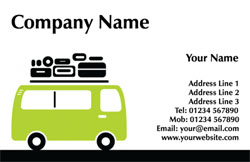 camper van business cards