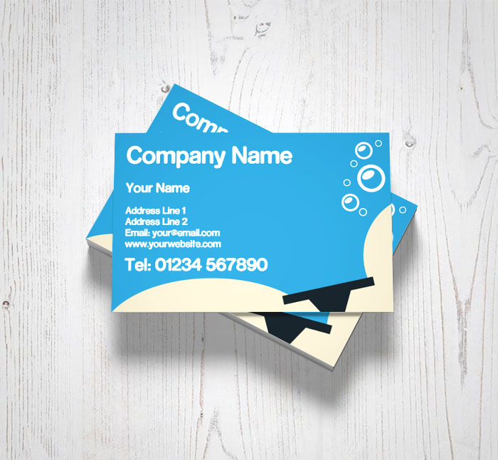 squeegee bubbles business cards