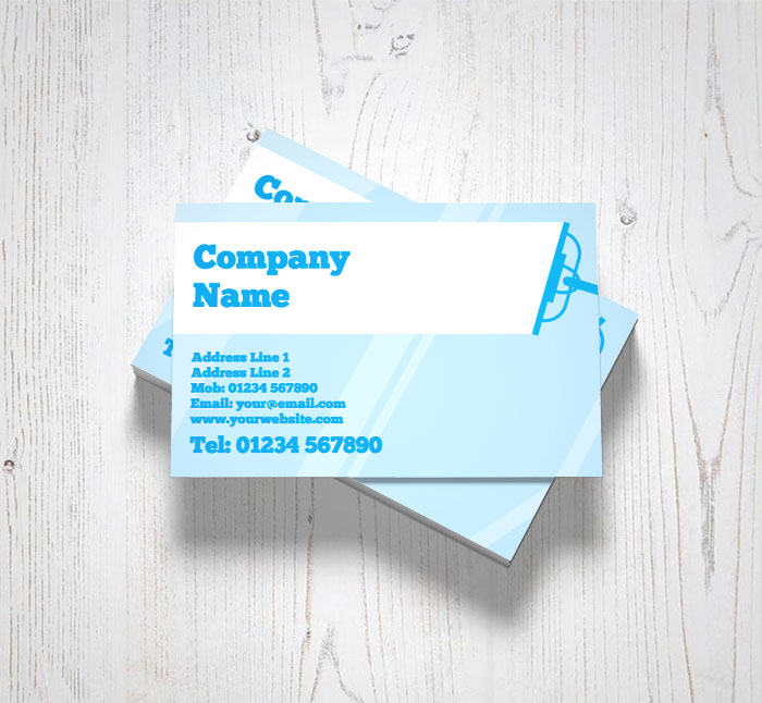 traditional window cleaner cards