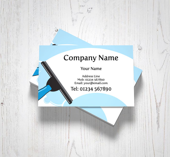 window washer business cards