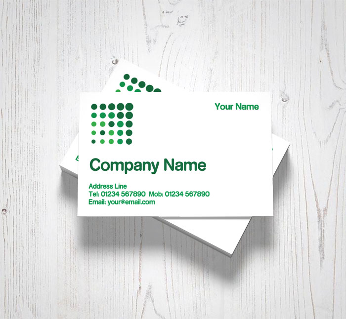 green dots business cards