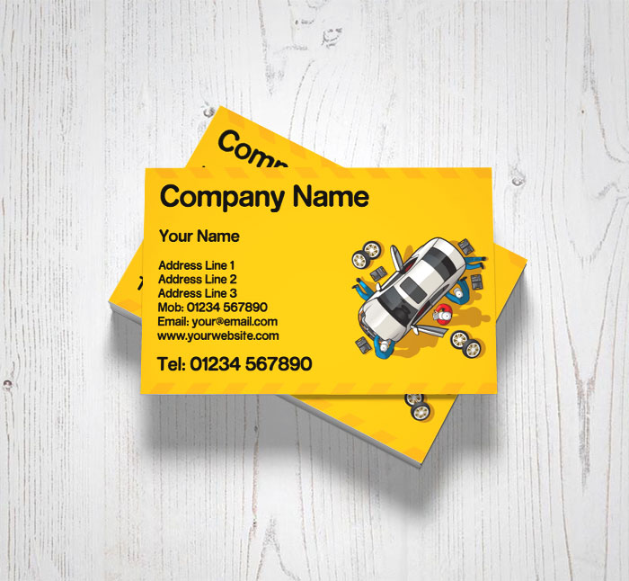 vehicle repair business cards