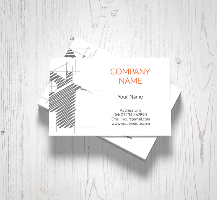 sketch plan business cards