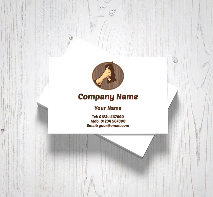 thistle finish business cards