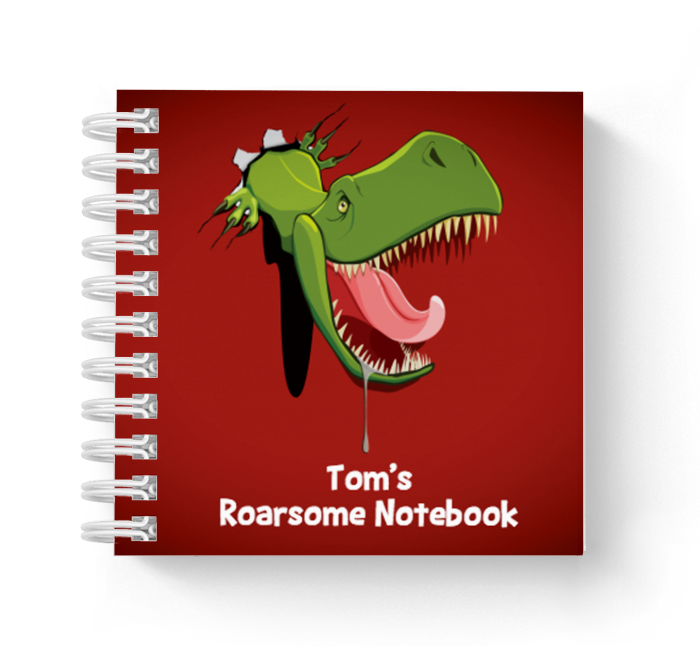 hungry dinosaur mini notebook